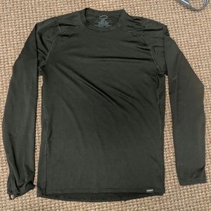 Black Patagonia hiking LS shirt